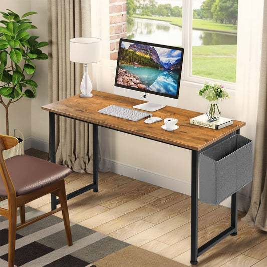 32 inch Small Computer Desk for Small Space, Modern Simple Style Desk for Living Room/Bedroom/Home Office, Sturdy Student Writing Desk, Gift for Kid, Vintage