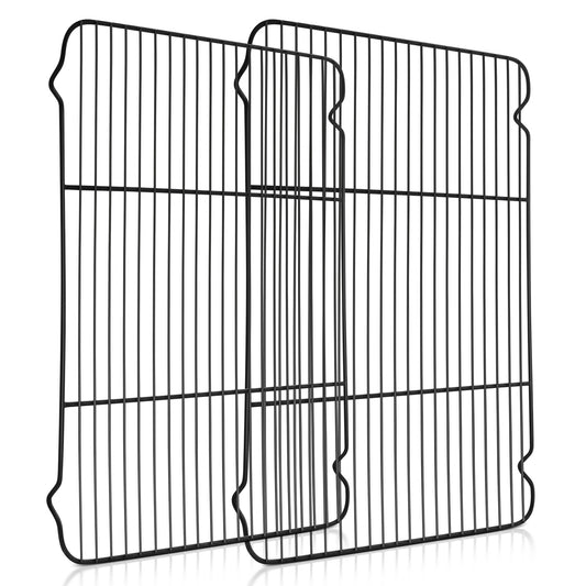 Vesteel 2-Pack Cooling Racks, Nonstick Stainless Steel Baking Racks for Baking, Roasting, Cooling, Grilling - 16.5” x 11.5”