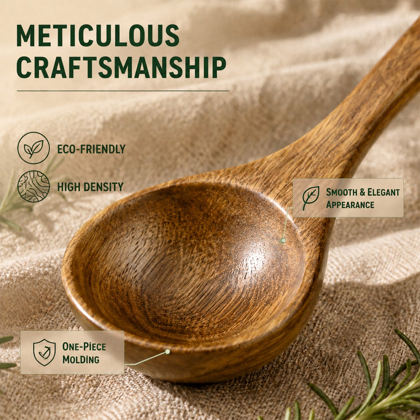 Vesteel 10-Piece Kitchen Utensil Set with Holder, Wooden Spoons for Cooking, Natural Acacia Wood Cooking Spoon Spatula Set, Heat-Resistant Kitchen Utensils Safe for Nonstick Cookware & Easy to Clean