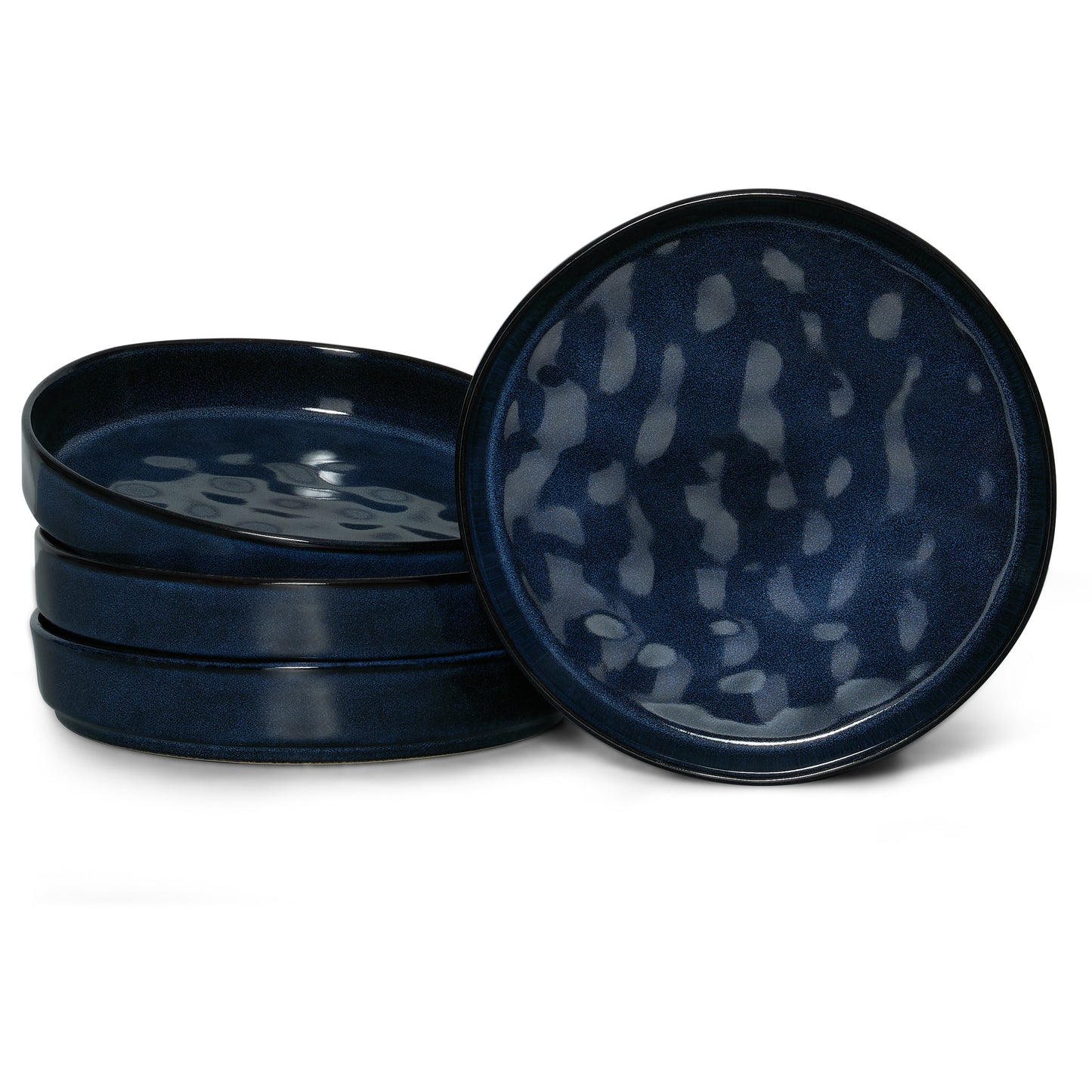 Vesteel Pasta Bowls Set of 4, 32oz Stoneware Salad Bowl, Large Dinner Bowls for Eating Serving Soup Noodle Pasta, Microwave & Dishwasher Safe, Ocean Blue