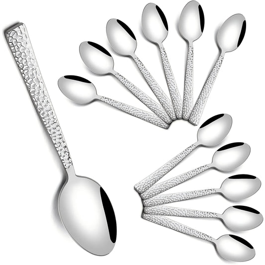 VeSteel Stainless Steel Teaspoons Set, 12 Count